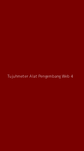 Tampilan Antarmuka Aplikasi Tujuhmeter Alat Pengembang Web - 4