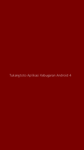 Tampilan Antarmuka Aplikasi Tukangtoto Aplikasi Kebugaran Android - 4