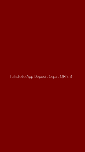 Tampilan Antarmuka Aplikasi Tulistoto App Deposit Cepat Qris - 3