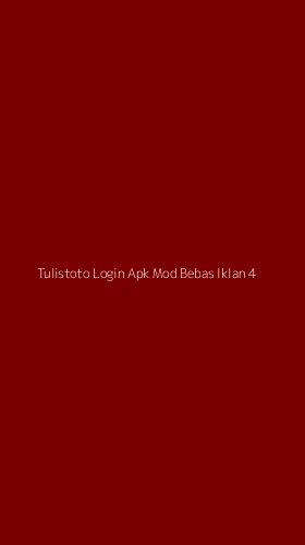 Tampilan Antarmuka Aplikasi Tulistoto Login Apk Mod Bebas Iklan - 4