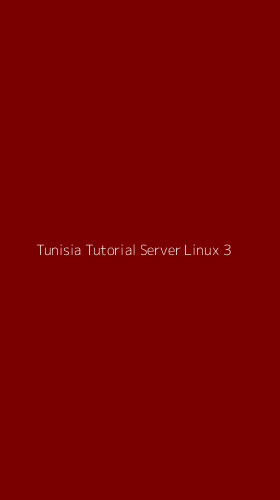 Tampilan Antarmuka Aplikasi Tunisia Tutorial Server Linux - 3