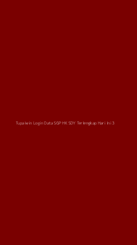 Tampilan Antarmuka Aplikasi Tupaiwin Login Data Sgp Hk Sdy Terlengkap Hari Ini - 3