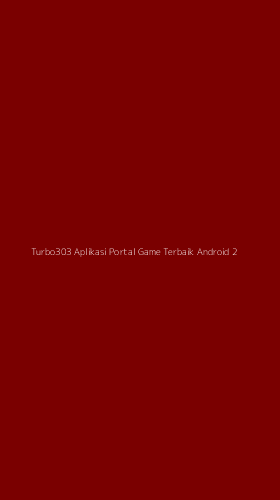 Tampilan Antarmuka Aplikasi Turbo303 Aplikasi Portal Game Terbaik Android - 2