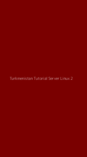 Tampilan Antarmuka Aplikasi Turkmenistan Tutorial Server Linux - 2