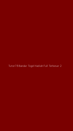 Tampilan Antarmuka Aplikasi Tutor78 Bandar Togel Hadiah Full Terbesar - 2