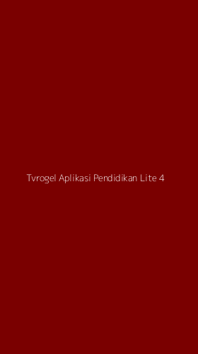 Tampilan Antarmuka Aplikasi Tvrogel Aplikasi Pendidikan Lite - 4