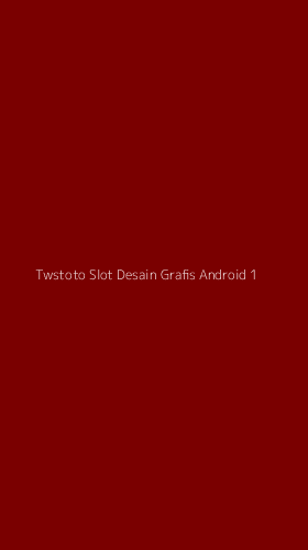Tampilan Antarmuka Aplikasi Twstoto Slot Desain Grafis Android - 1