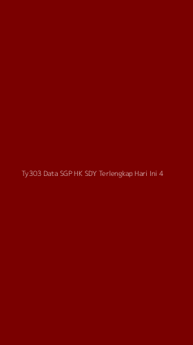 Tampilan Antarmuka Aplikasi Ty303 Data Sgp Hk Sdy Terlengkap Hari Ini - 4