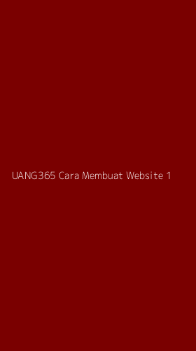 Tampilan Antarmuka Aplikasi Uang365 Cara Membuat Website - 1