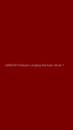Tampilan Antarmuka Aplikasi Uang4d Panduan Lengkap Bermain Aman - 1