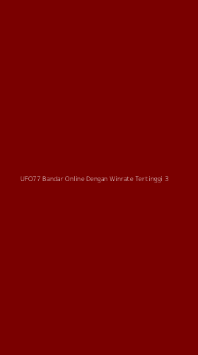 Tampilan Antarmuka Aplikasi Ufo77 Bandar Online Dengan Winrate Tertinggi - 3