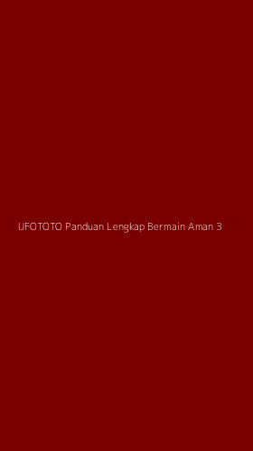 Tampilan Antarmuka Aplikasi Ufototo Panduan Lengkap Bermain Aman - 3