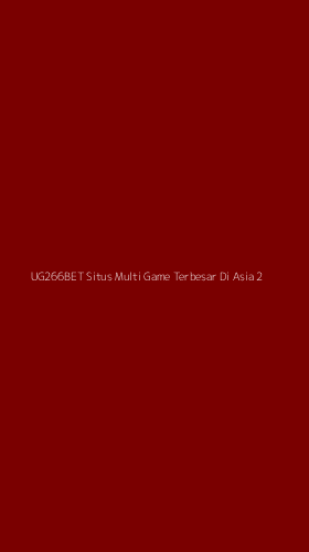 Tampilan Antarmuka Aplikasi Ug266bet Situs Multi Game Terbesar Di Asia - 2