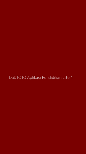 Tampilan Antarmuka Aplikasi Ugdtoto Aplikasi Pendidikan Lite - 1