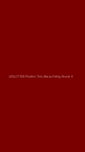 Tampilan Antarmuka Aplikasi Ugslot168 Prediksi Toto Macau Paling Akurat - 4