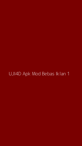 Tampilan Antarmuka Aplikasi Uji4d Apk Mod Bebas Iklan - 1