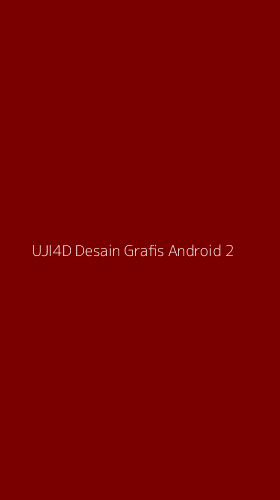 Tampilan Antarmuka Aplikasi Uji4d Desain Grafis Android - 2