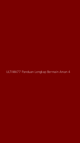 Tampilan Antarmuka Aplikasi Ultima77 Panduan Lengkap Bermain Aman - 4