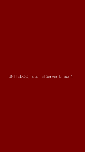 Tampilan Antarmuka Aplikasi Unitedqq Tutorial Server Linux - 4