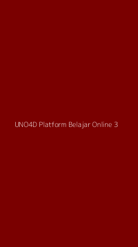 Tampilan Antarmuka Aplikasi Uno4d Platform Belajar Online - 3