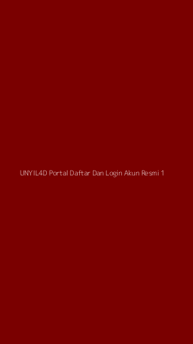 Tampilan Antarmuka Aplikasi Unyil4d Portal Daftar Dan Login Akun Resmi - 1