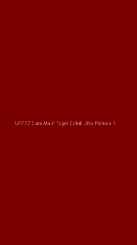 Tampilan Antarmuka Aplikasi Up777 Cara Main Togel Colok Jitu Pemula - 1