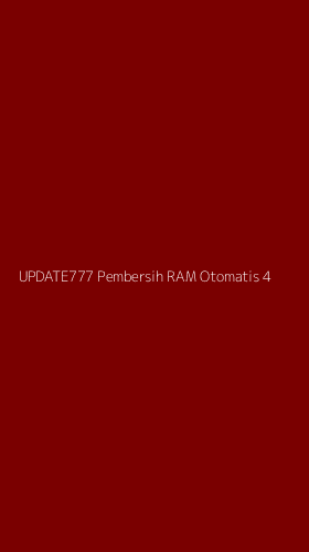 Tampilan Antarmuka Aplikasi Update777 Pembersih Ram Otomatis - 4