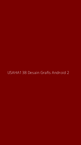 Tampilan Antarmuka Aplikasi Usaha138 Desain Grafis Android - 2