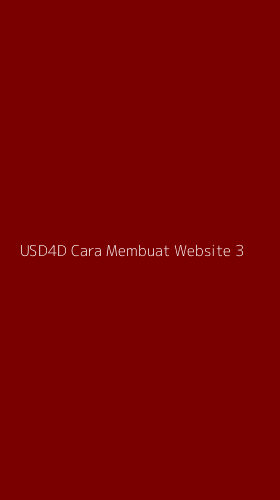 Tampilan Antarmuka Aplikasi Usd4d Cara Membuat Website - 3