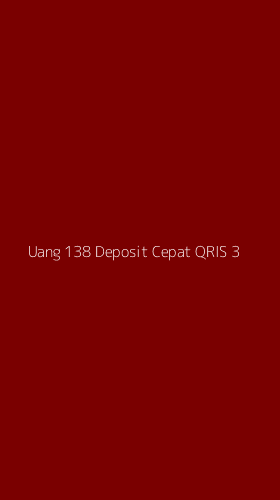 Tampilan Antarmuka Aplikasi Uang 138 Deposit Cepat Qris - 3