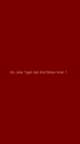 Tampilan Antarmuka Aplikasi Ubi Jalar Togel Apk Mod Bebas Iklan - 1