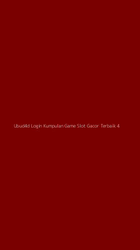 Tampilan Antarmuka Aplikasi Ubud4d Login Kumpulan Game Slot Gacor Terbaik - 4
