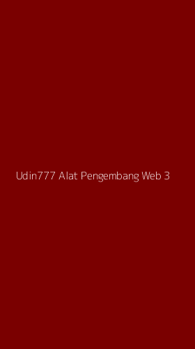 Tampilan Antarmuka Aplikasi Udin777 Alat Pengembang Web - 3