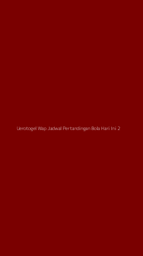 Tampilan Antarmuka Aplikasi Uerotogel Wap Jadwal Pertandingan Bola Hari Ini - 2