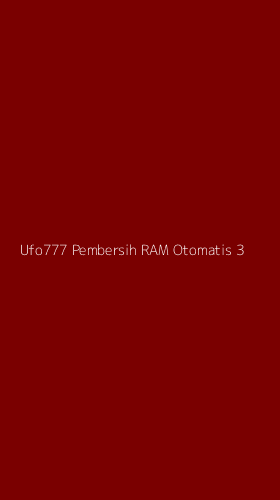 Tampilan Antarmuka Aplikasi Ufo777 Pembersih Ram Otomatis - 3