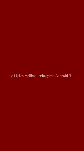 Tampilan Antarmuka Aplikasi Ug11play Aplikasi Kebugaran Android - 3