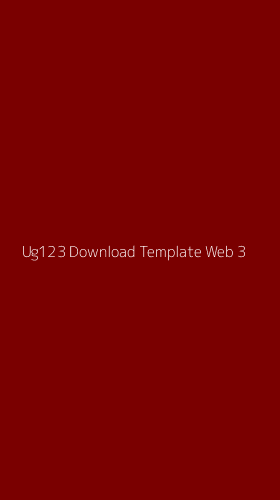 Tampilan Antarmuka Aplikasi Ug123 Download Template Web - 3