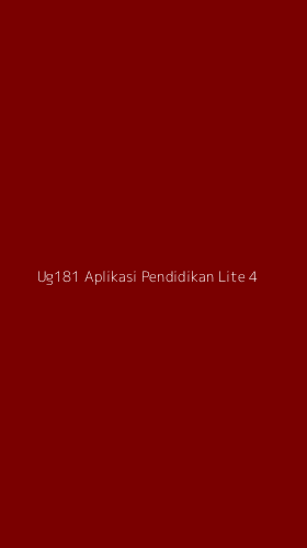 Tampilan Antarmuka Aplikasi Ug181 Aplikasi Pendidikan Lite - 4