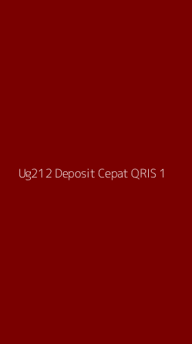 Tampilan Antarmuka Aplikasi Ug212 Deposit Cepat Qris - 1