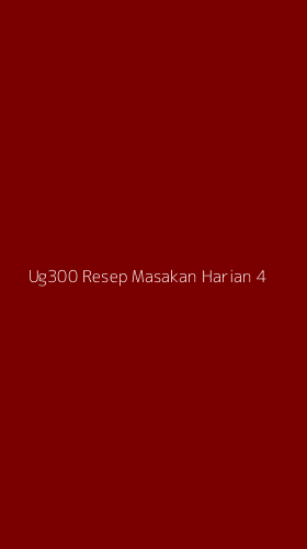 Tampilan Antarmuka Aplikasi Ug300 Resep Masakan Harian - 4