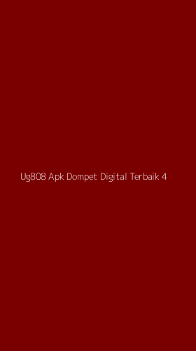 Tampilan Antarmuka Aplikasi Ug808 Apk Dompet Digital Terbaik - 4