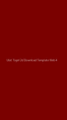 Tampilan Antarmuka Aplikasi Ulat Togel 2d Download Template Web - 4