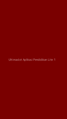 Tampilan Antarmuka Aplikasi Ultimaslot Aplikasi Pendidikan Lite - 1