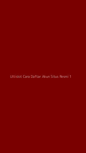 Tampilan Antarmuka Aplikasi Ultislot Cara Daftar Akun Situs Resmi - 1