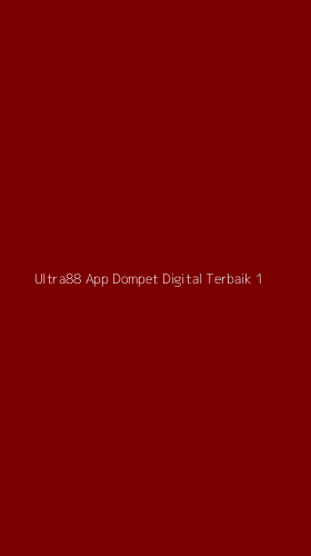 Tampilan Antarmuka Aplikasi Ultra88 App Dompet Digital Terbaik - 1