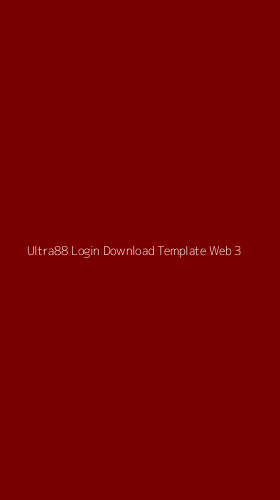 Tampilan Antarmuka Aplikasi Ultra88 Login Download Template Web - 3
