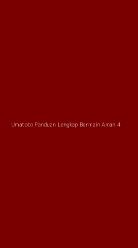 Tampilan Antarmuka Aplikasi Umatoto Panduan Lengkap Bermain Aman - 4