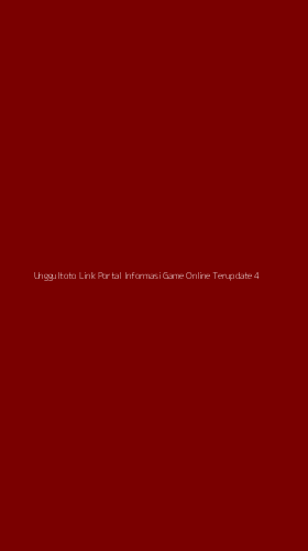 Tampilan Antarmuka Aplikasi Unggultoto Link Portal Informasi Game Online Terupdate - 4