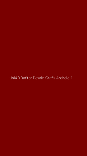 Tampilan Antarmuka Aplikasi Uni4d Daftar Desain Grafis Android - 1