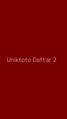 Tampilan Antarmuka Aplikasi Uniktoto Daftar - 2